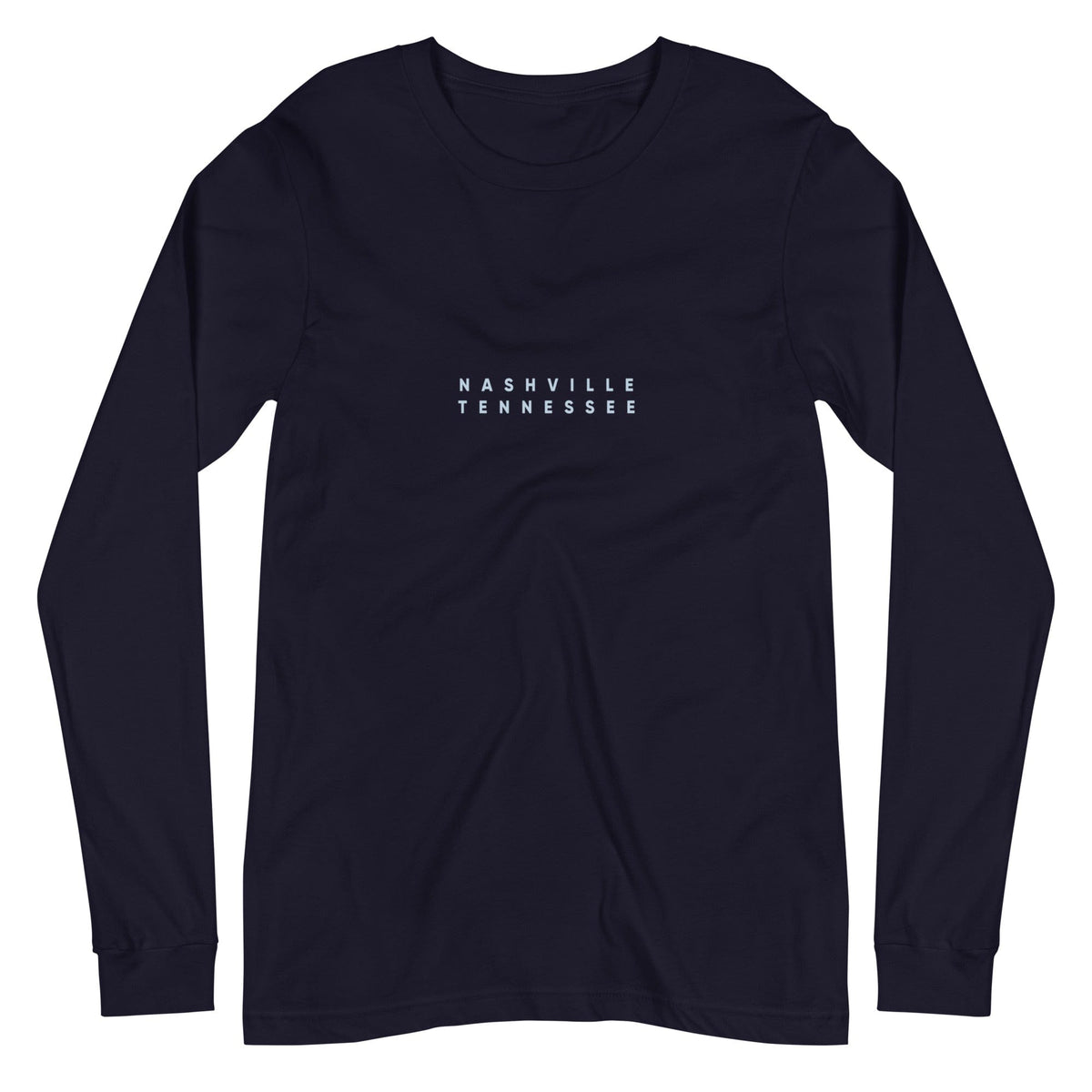 City Shirt Co Nashville City Comfort Long Sleeve T-Shirt Navy / XS