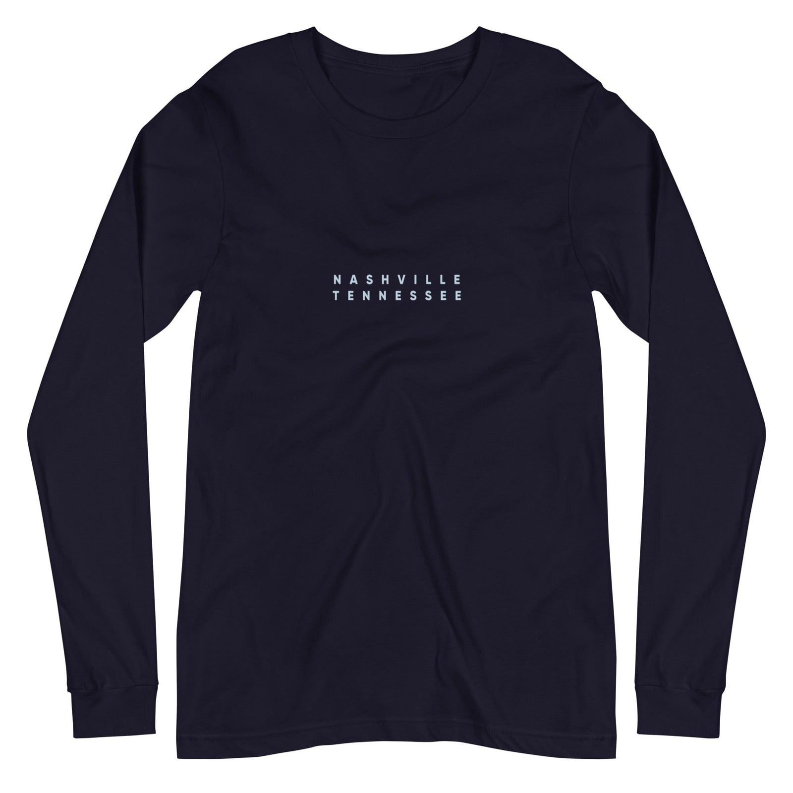 City Shirt Co Nashville City Comfort Long Sleeve T-Shirt Navy / XS