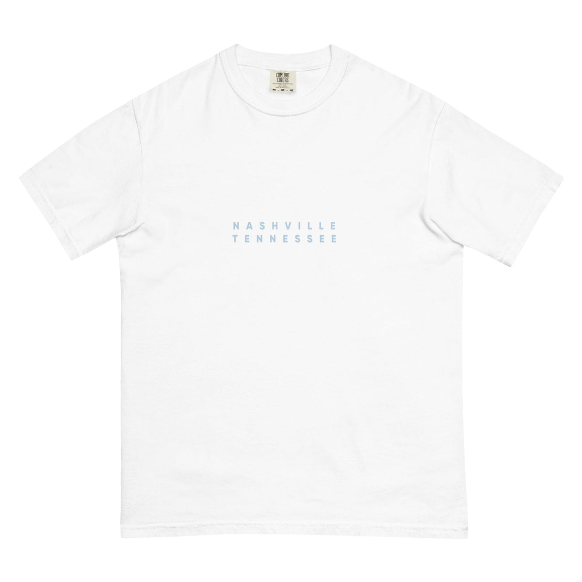 City Shirt Co Nashville Comfort Colors T-Shirt White / S