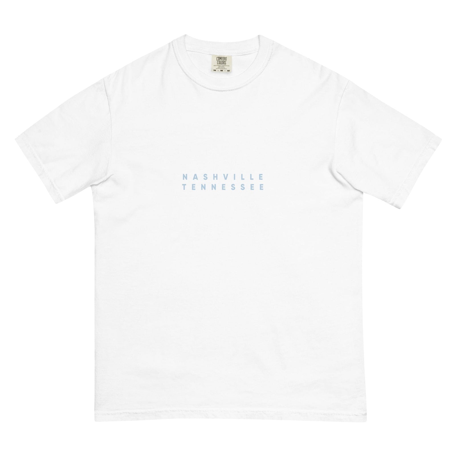 City Shirt Co Nashville Comfort Colors T-Shirt White / S