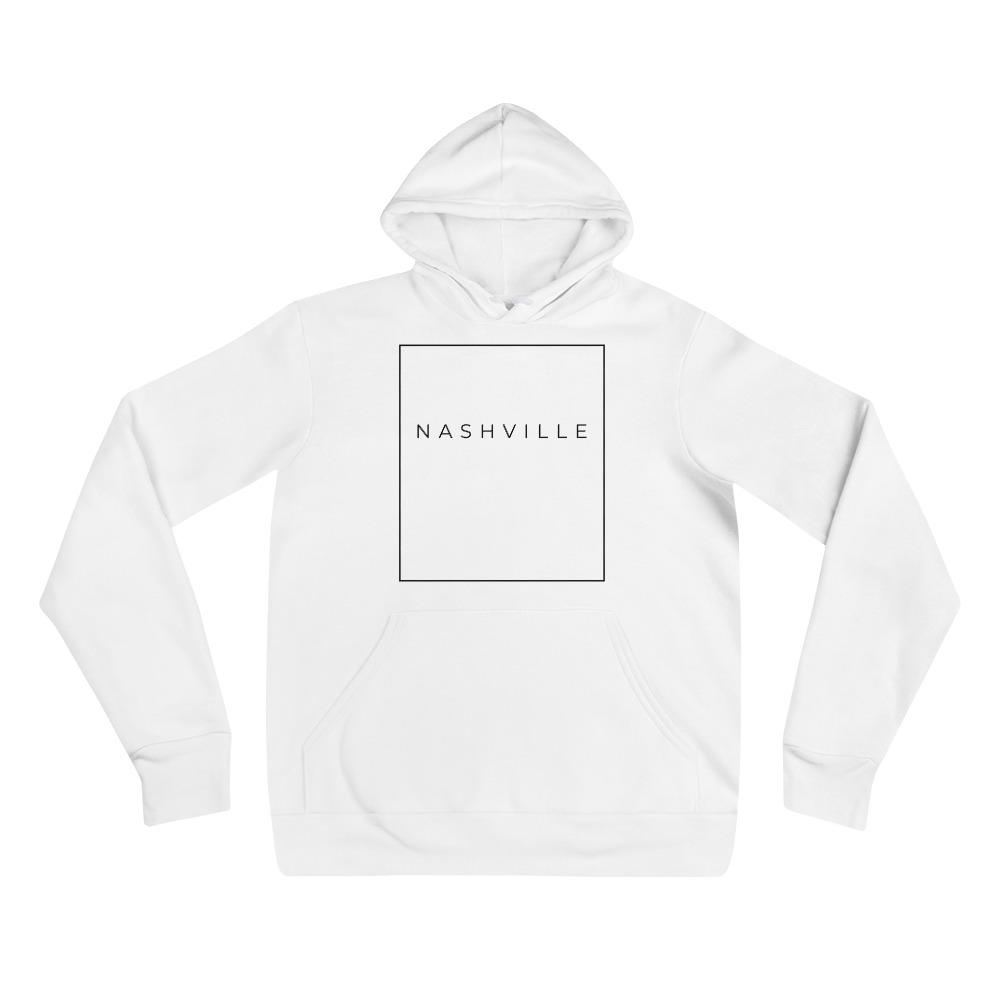 City Shirt Co Nashville Essential Hoodie White / S