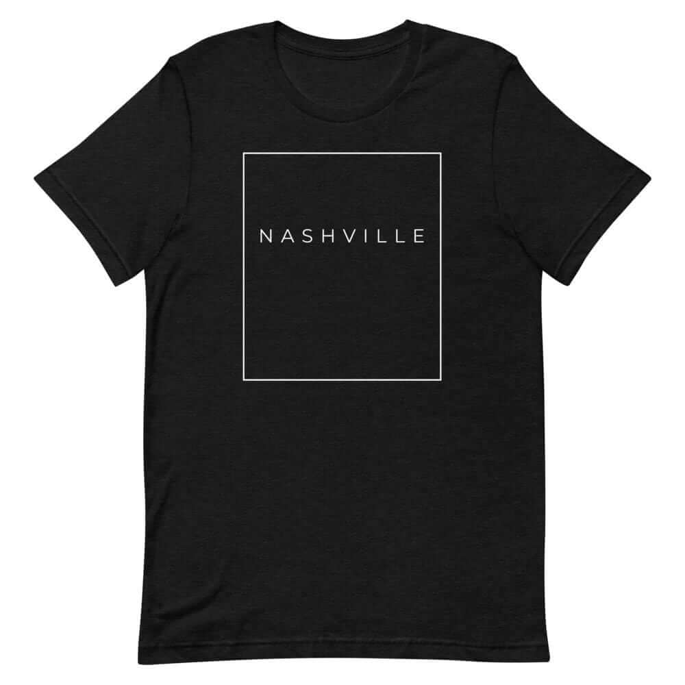 City Shirt Co Nashville Essential T-Shirt Black Heather / XS