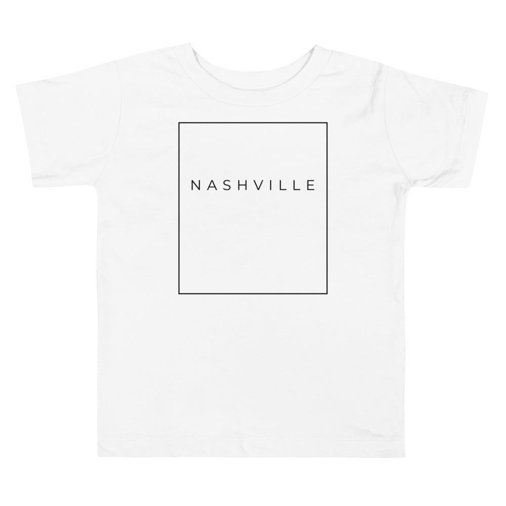 City Shirt Co Nashville Essential Toddler T-Shirt White / 2T