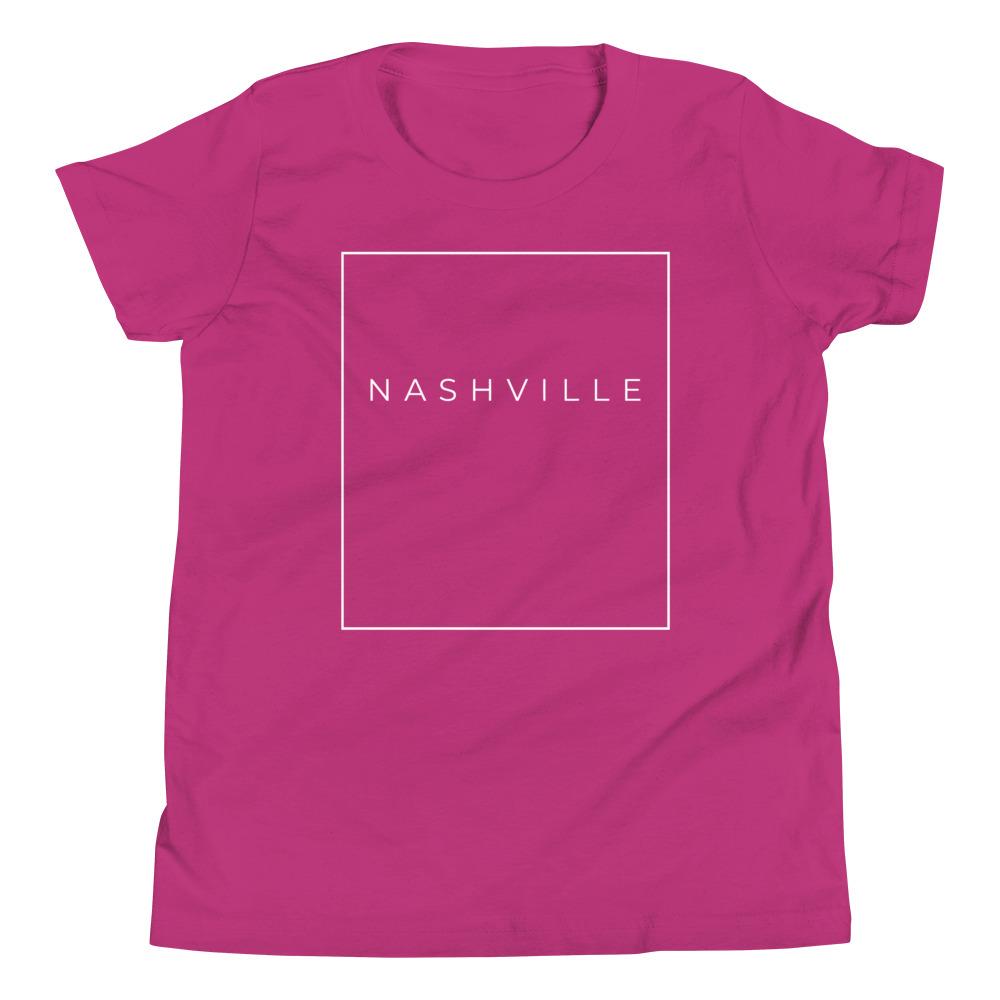 City Shirt Co Nashville Essential Youth T-Shirt Berry / S