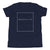 City Shirt Co Nashville Essential Youth T-Shirt Navy / S