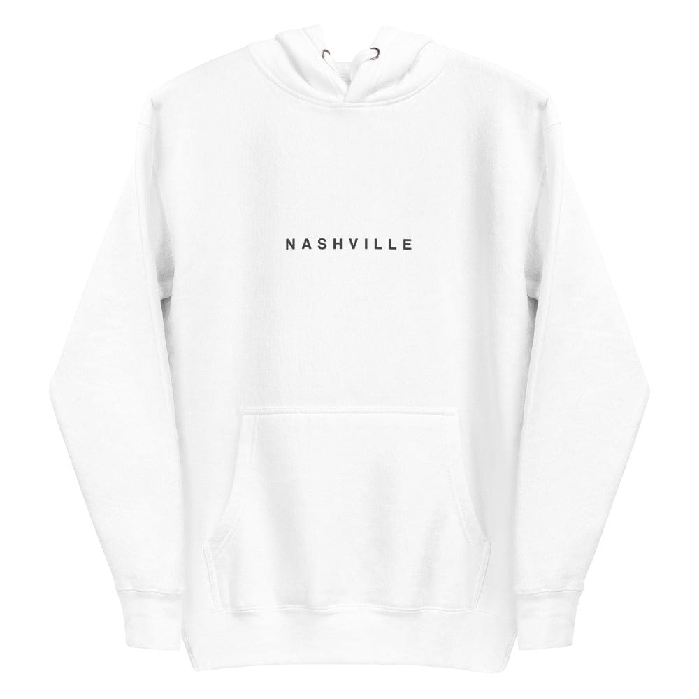 City Shirt Co Nashville Hoodie White / S