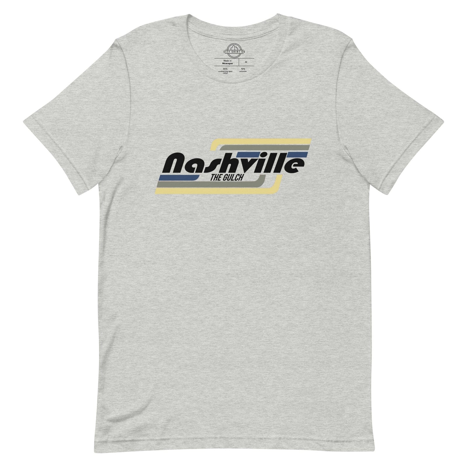City Shirt Co Nashville | The Gulch Neighborhood T Shirt Athletic Heather / XS