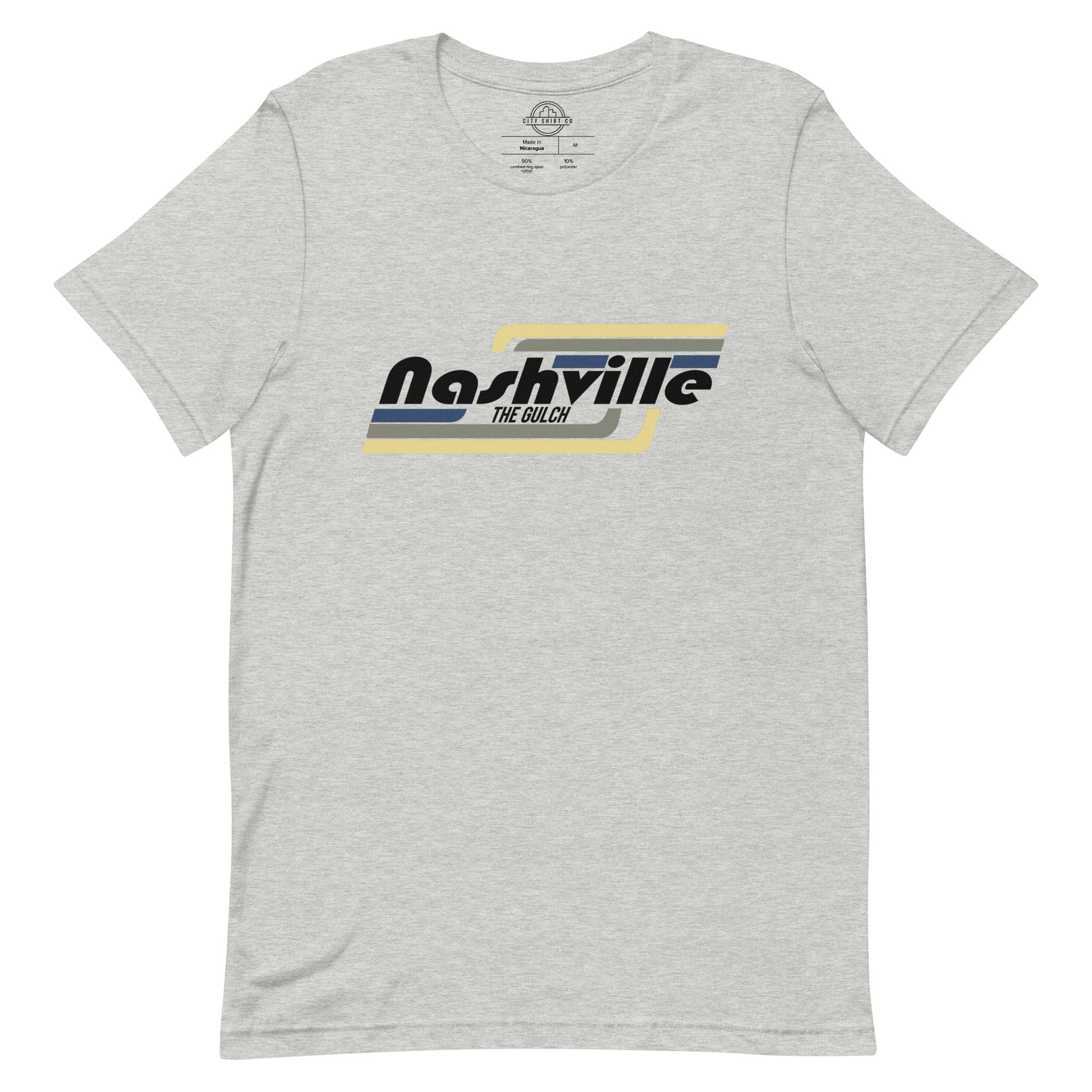 City Shirt Co Nashville | The Gulch Neighborhood T Shirt Athletic Heather / XS