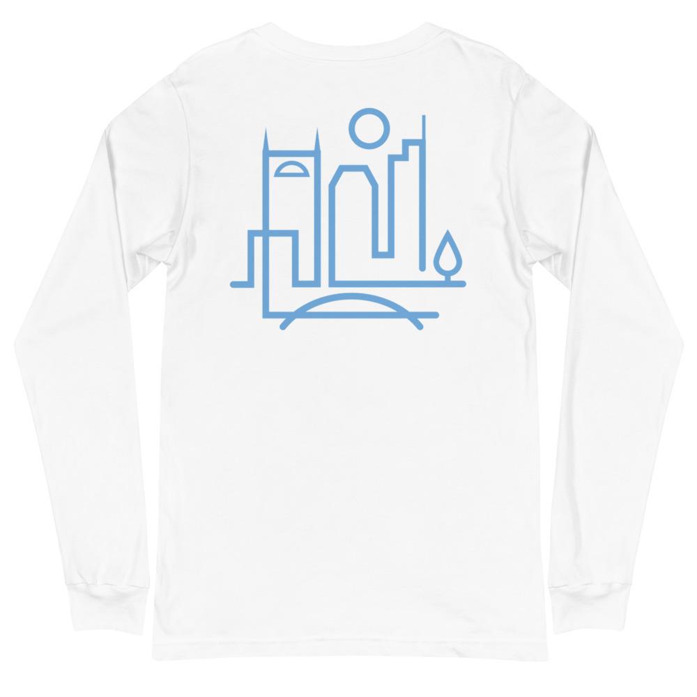 City Shirt Co Nashville Urban Dweller Back Print Long Sleeve T-Shirt