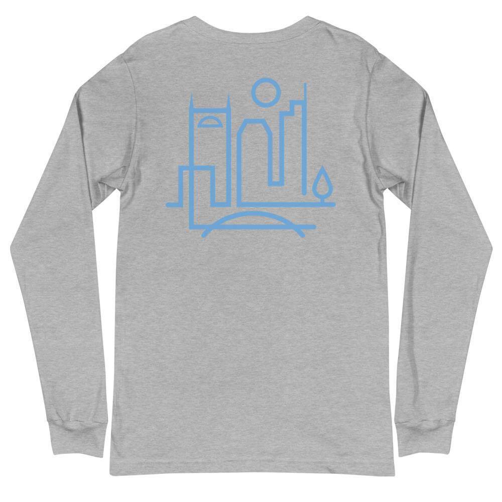 City Shirt Co Nashville Urban Dweller Back Print Long Sleeve T-Shirt Nashville Long Sleeve T-Shirt