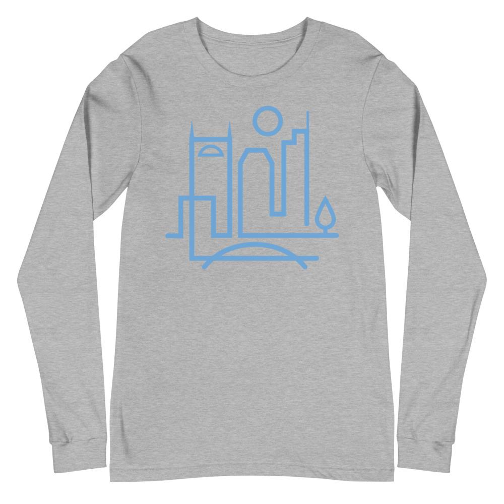 City Shirt Co Nashville Urban Dweller Long Sleeve T-Shirt Athletic Heather / XS