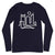 City Shirt Co Nashville Urban Dweller Long Sleeve T-Shirt Navy / XS