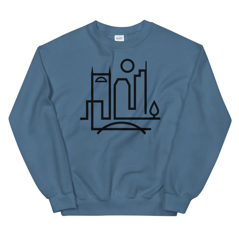 City Shirt Co Nashville Urban Dweller Sweatshirt Indigo Blue / S