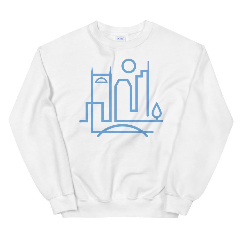 City Shirt Co Nashville Urban Dweller Sweatshirt White / S