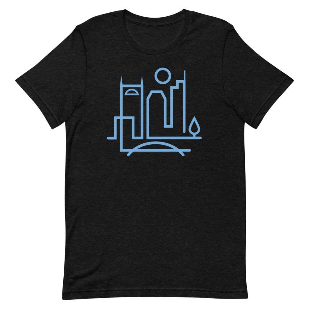 City Shirt Co Nashville Urban Dweller T-Shirt Black Heather / XS