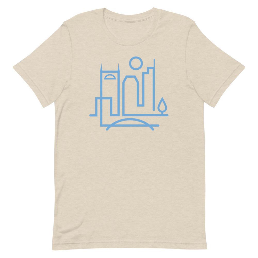 City Shirt Co Nashville Urban Dweller T-Shirt Heather Dust / S