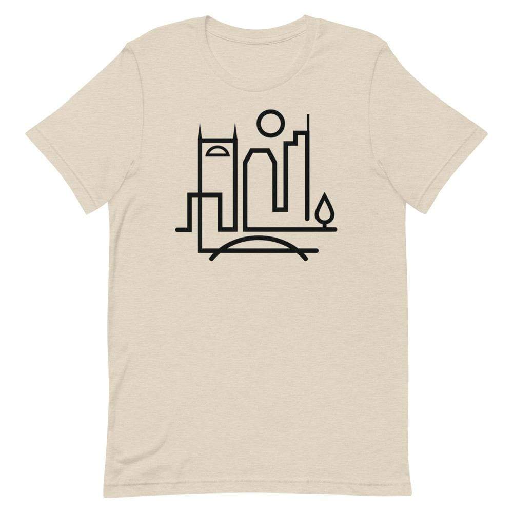 City Shirt Co Nashville Urban Dweller T-Shirt Heather Dust / S