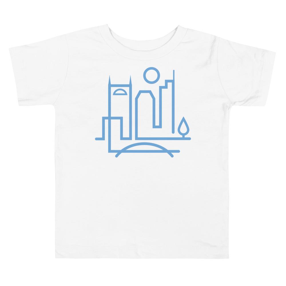 City Shirt Co Nashville Urban Dweller T-Shirt White / 2T