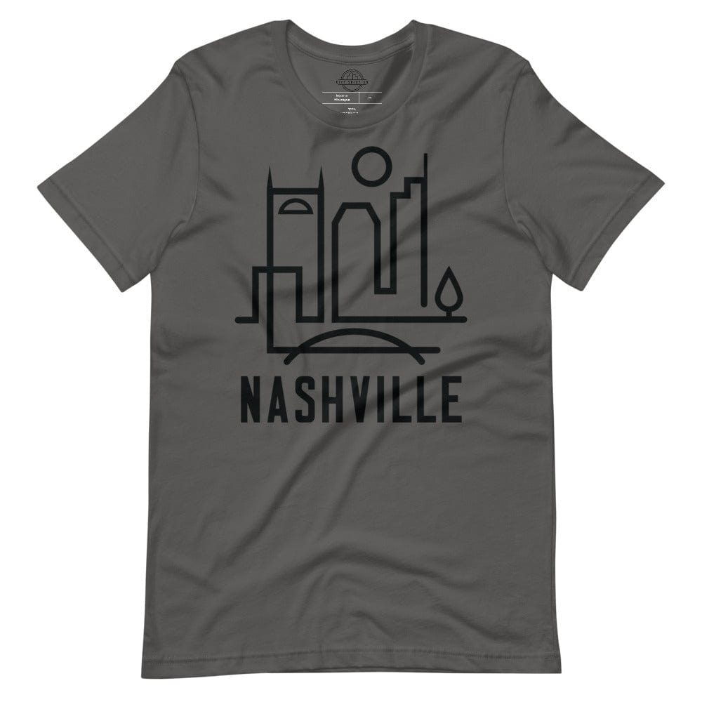 City Shirt Co Nashville Urban Dweller Tee Asphalt / S