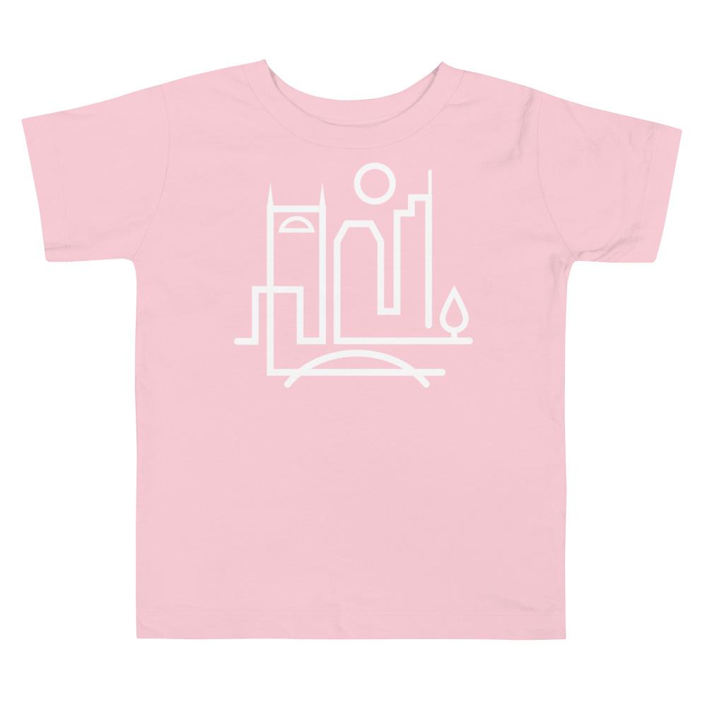 City Shirt Co Nashville Urban Dweller Toddler T-Shirt Pink / 2T Nashville Toddler T-Shirt