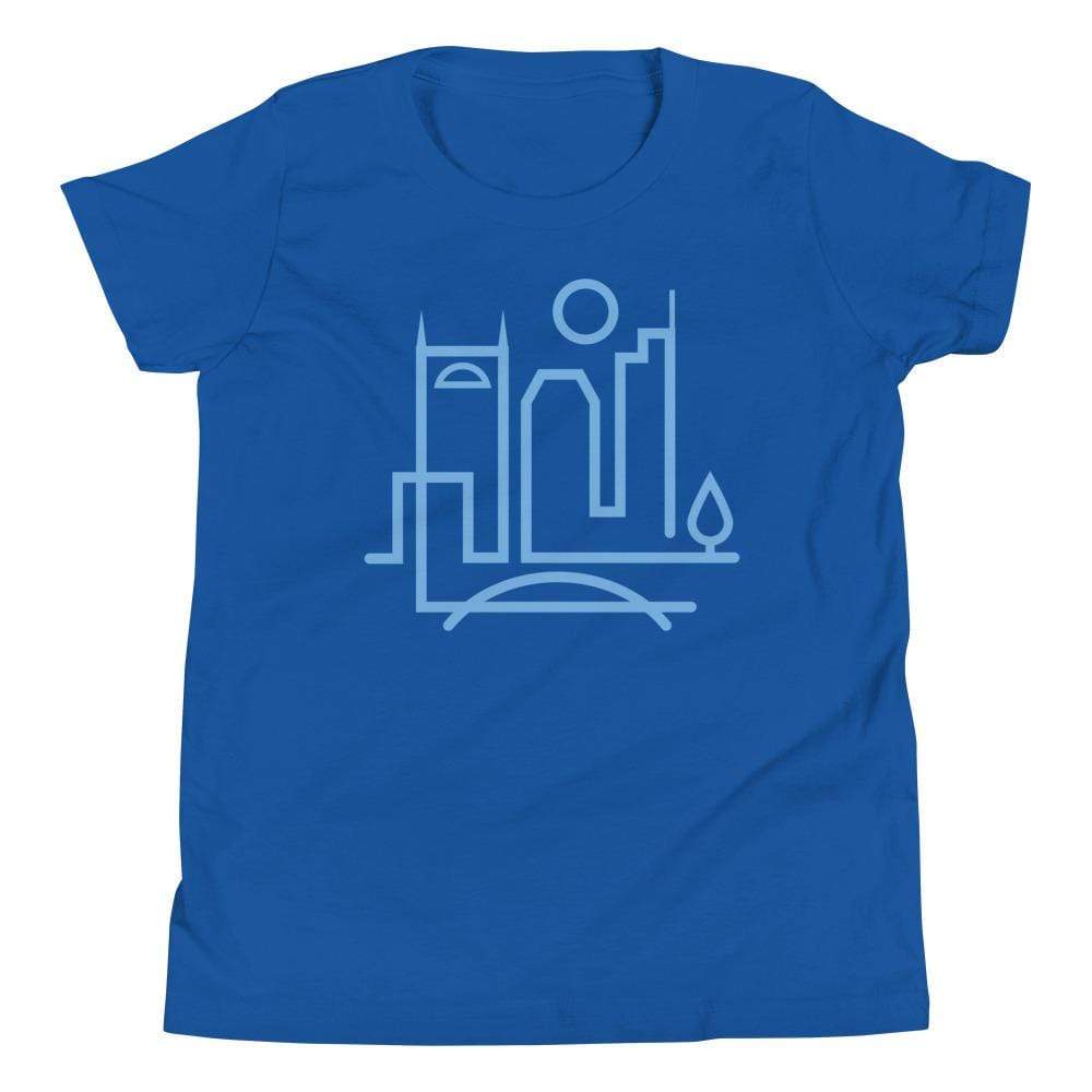 City Shirt Co Nashville Youth Urban Dweller T-Shirt True Royal / S Nashville Youth T-Shirt
