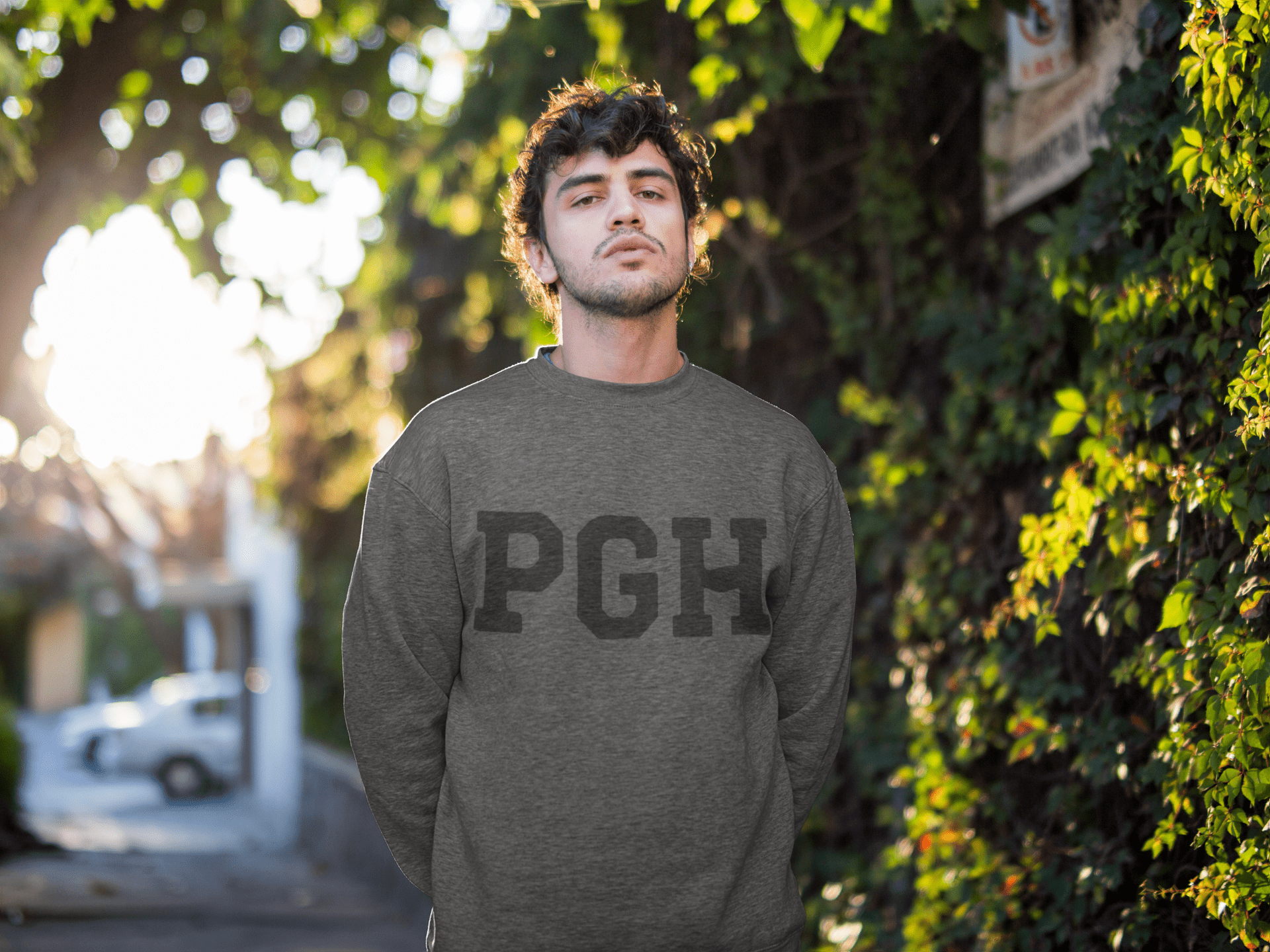 City Shirt Co PGH Pittsburgh Crewneck Sweatshirt