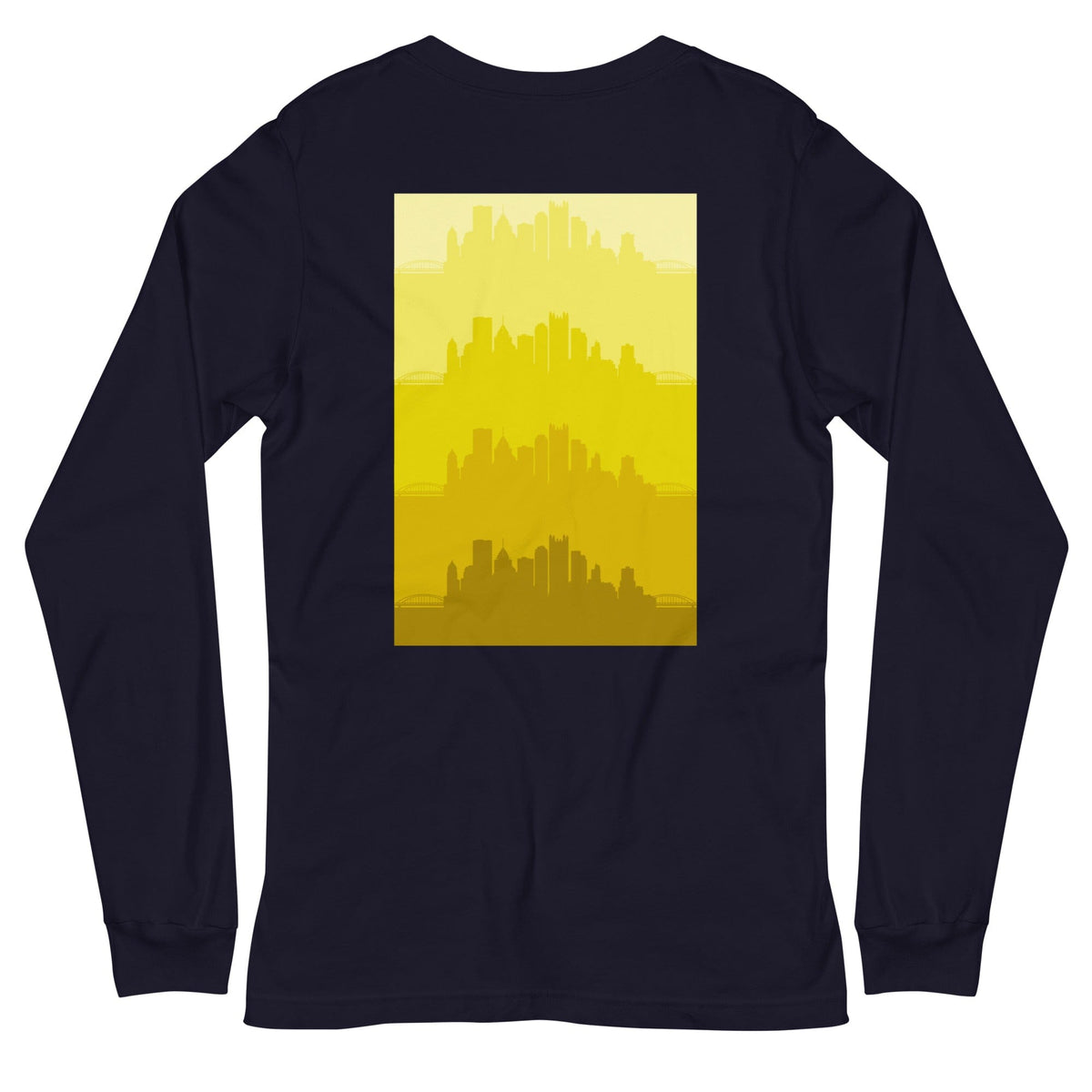 City Shirt Co Pittsburgh City Comfort Long Sleeve T-Shirt