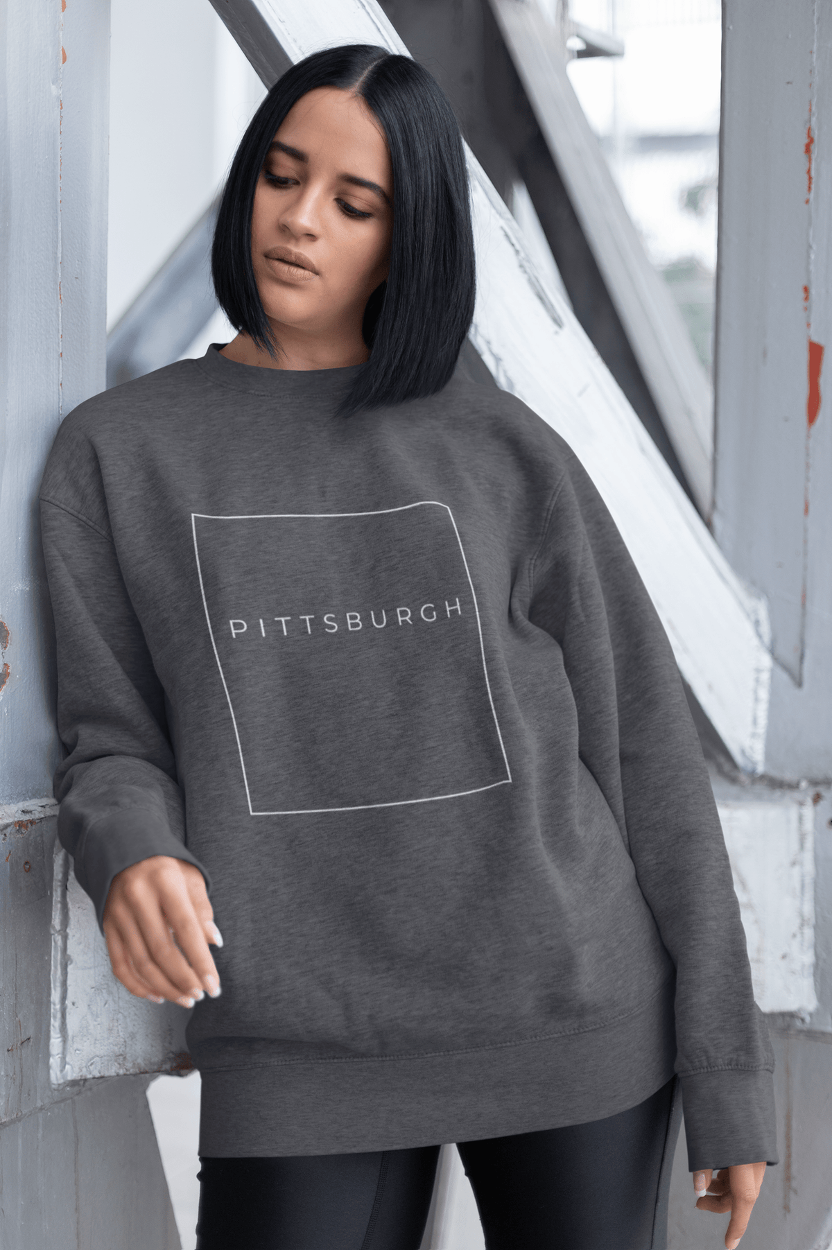 City Shirt Co Pittsburgh Essential Sweatshirt Pittsburgh Essential Sweatshirt | Quality Local Style | City Shirt Co