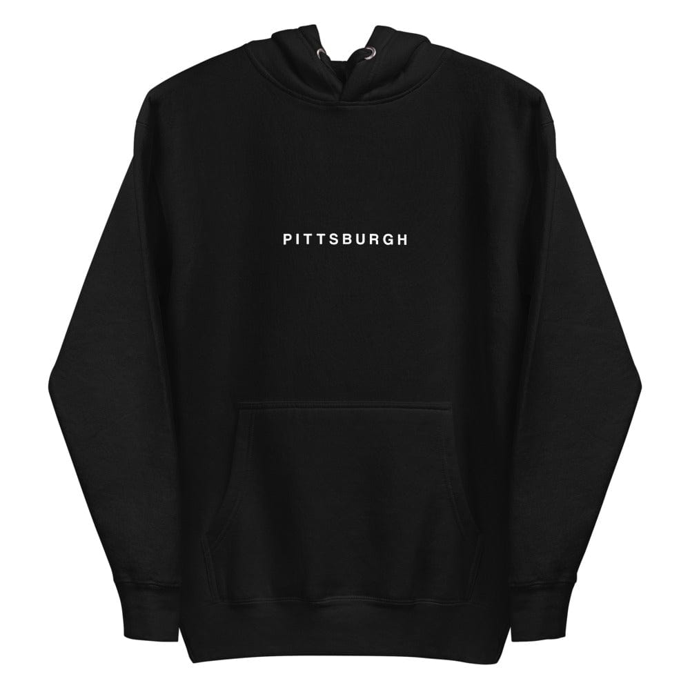 City Shirt Co Pittsburgh Hoodie Black / S