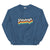 City Shirt Co Pittsburgh Retro Crewneck Sweatshirt Indigo Blue / S