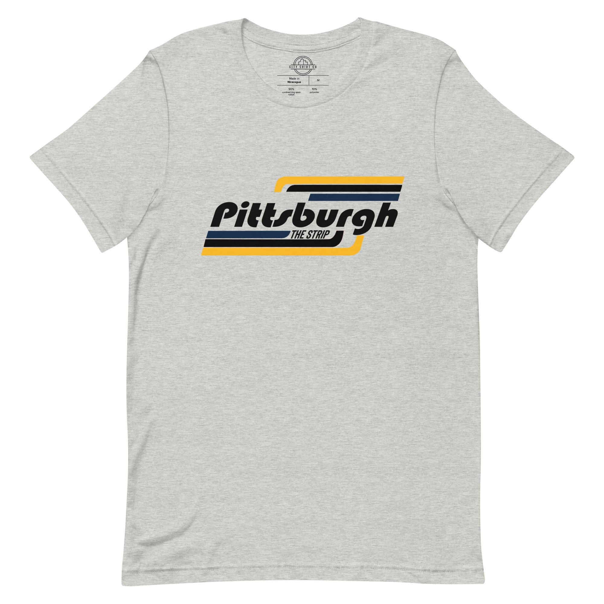 City Shirt Co Pittsburgh | The Strip Neighborhood T Shirt Athletic Heather / XS