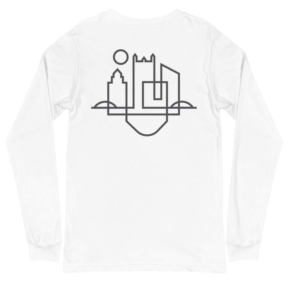 Pittsburgh Urban Dweller Back Print Long Sleeve T-Shirt - Long Sleeve T-Shirt - City Shirt Co