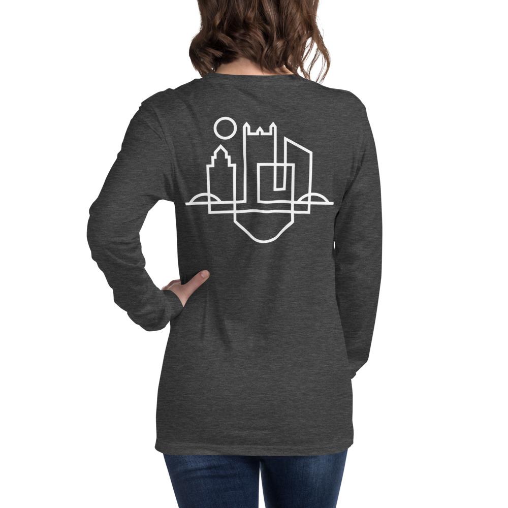 Pittsburgh Urban Dweller Back Print Long Sleeve T-Shirt - Long Sleeve T-Shirt - City Shirt Co