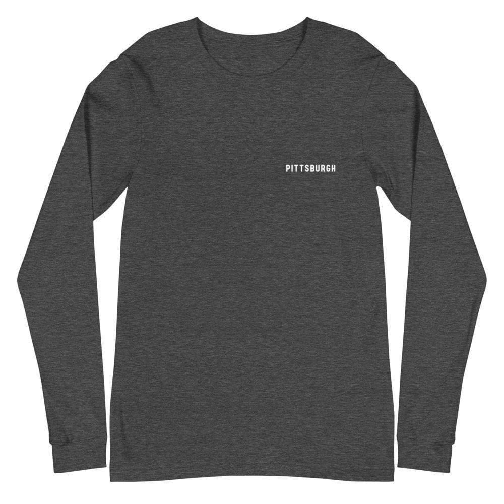 Pittsburgh Urban Dweller Back Print Long Sleeve T-Shirt - Long Sleeve T-Shirt - City Shirt Co