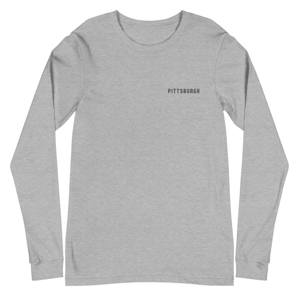 Pittsburgh Urban Dweller Back Print Long Sleeve T-Shirt - Long Sleeve T-Shirt - City Shirt Co