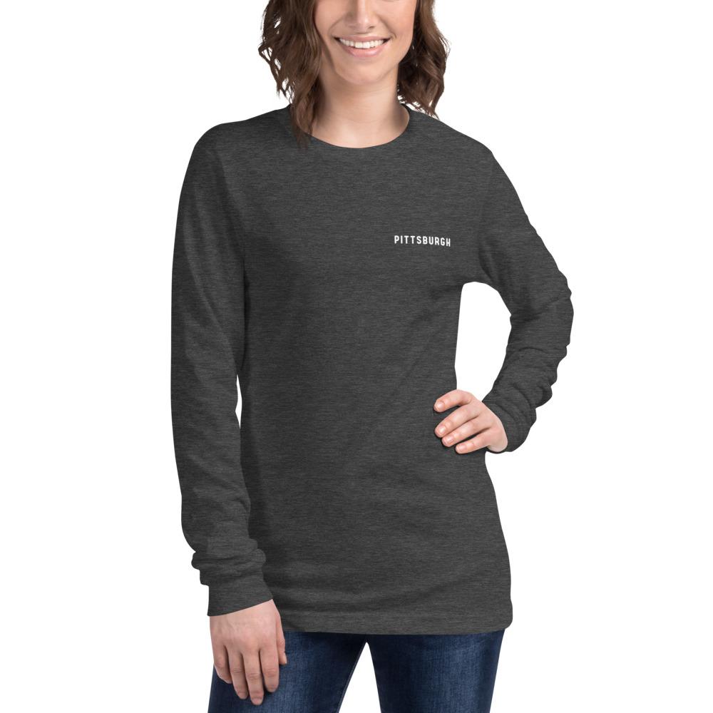 Pittsburgh Urban Dweller Back Print Long Sleeve T-Shirt - Long Sleeve T-Shirt - City Shirt Co
