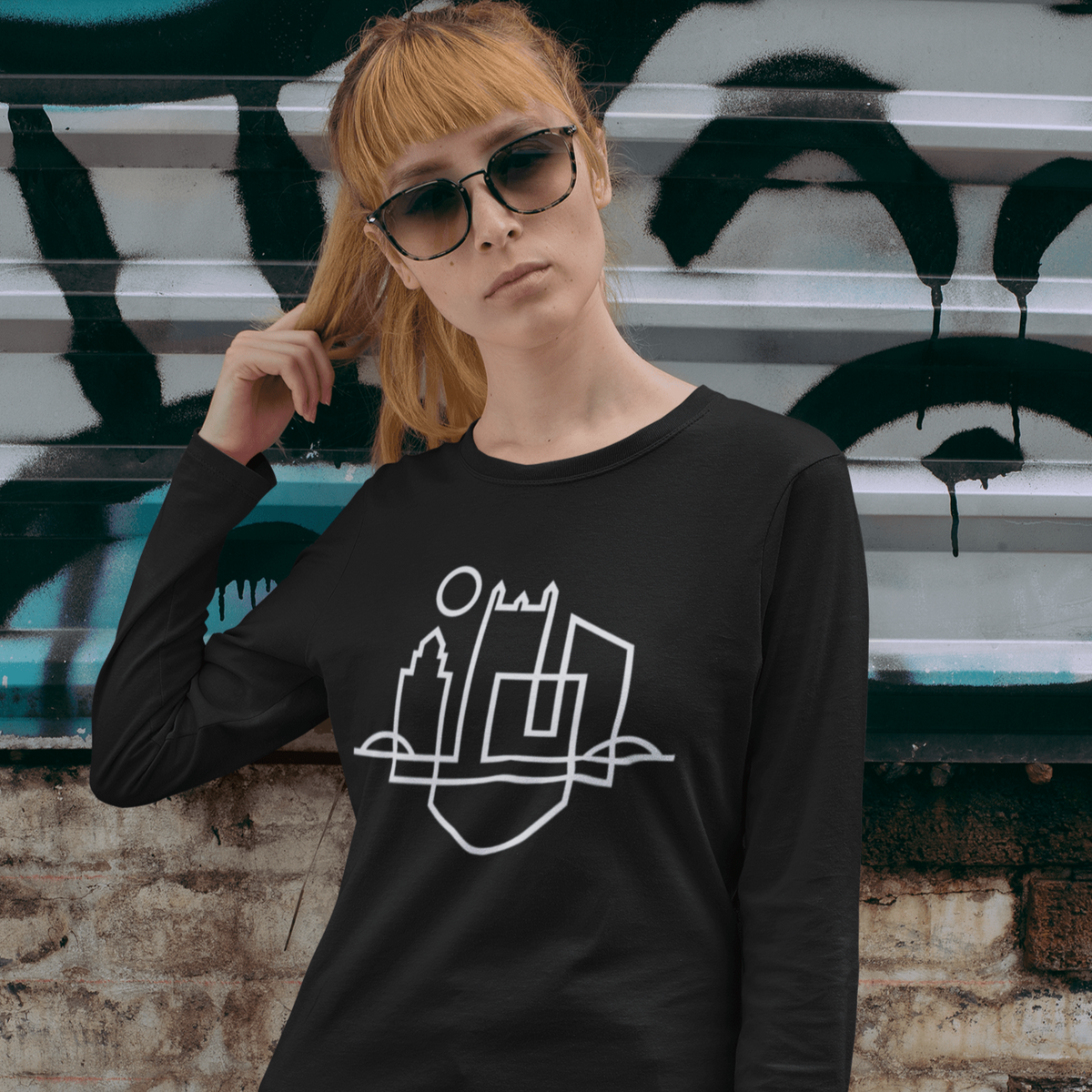 City Shirt Co Pittsburgh Urban Dweller Long Sleeve T-Shirt Pittsburgh Urban Dweller Long Sleeve T-Shirt | City Shirt Co
