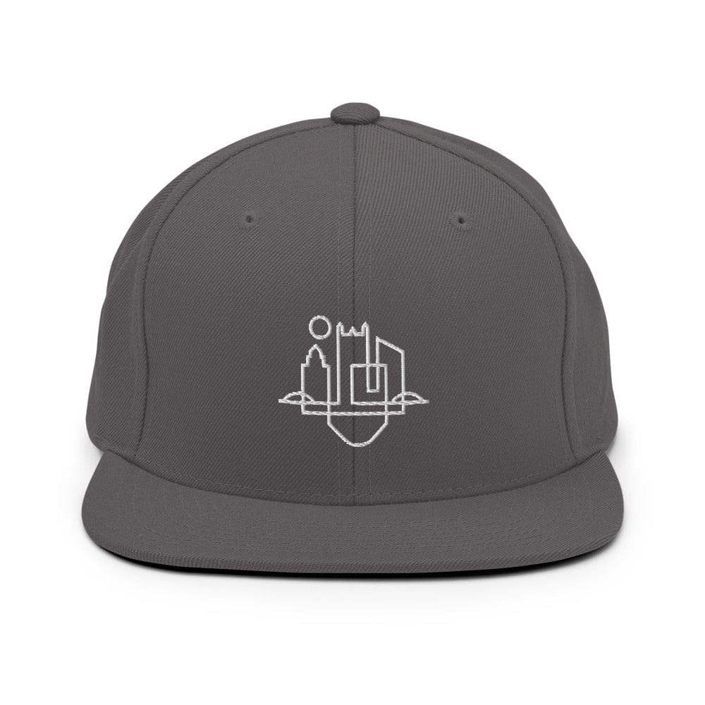 City Shirt Co Pittsburgh Urban Dweller Snapback Hat Dark Grey Pittsburgh Urban Dweller Snapback Hat | Quality Local Style | City Shirt Co