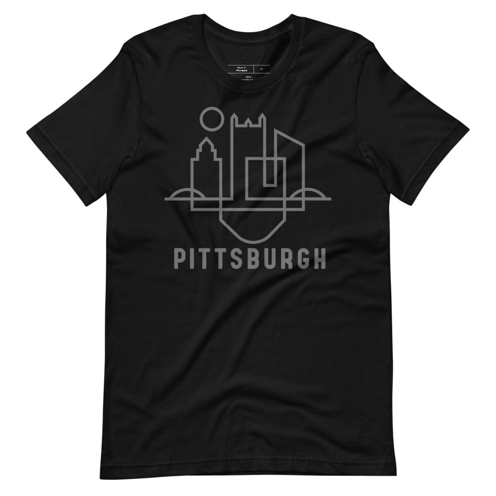 City Shirt Co Pittsburgh Urban Dweller Tee Black / XS