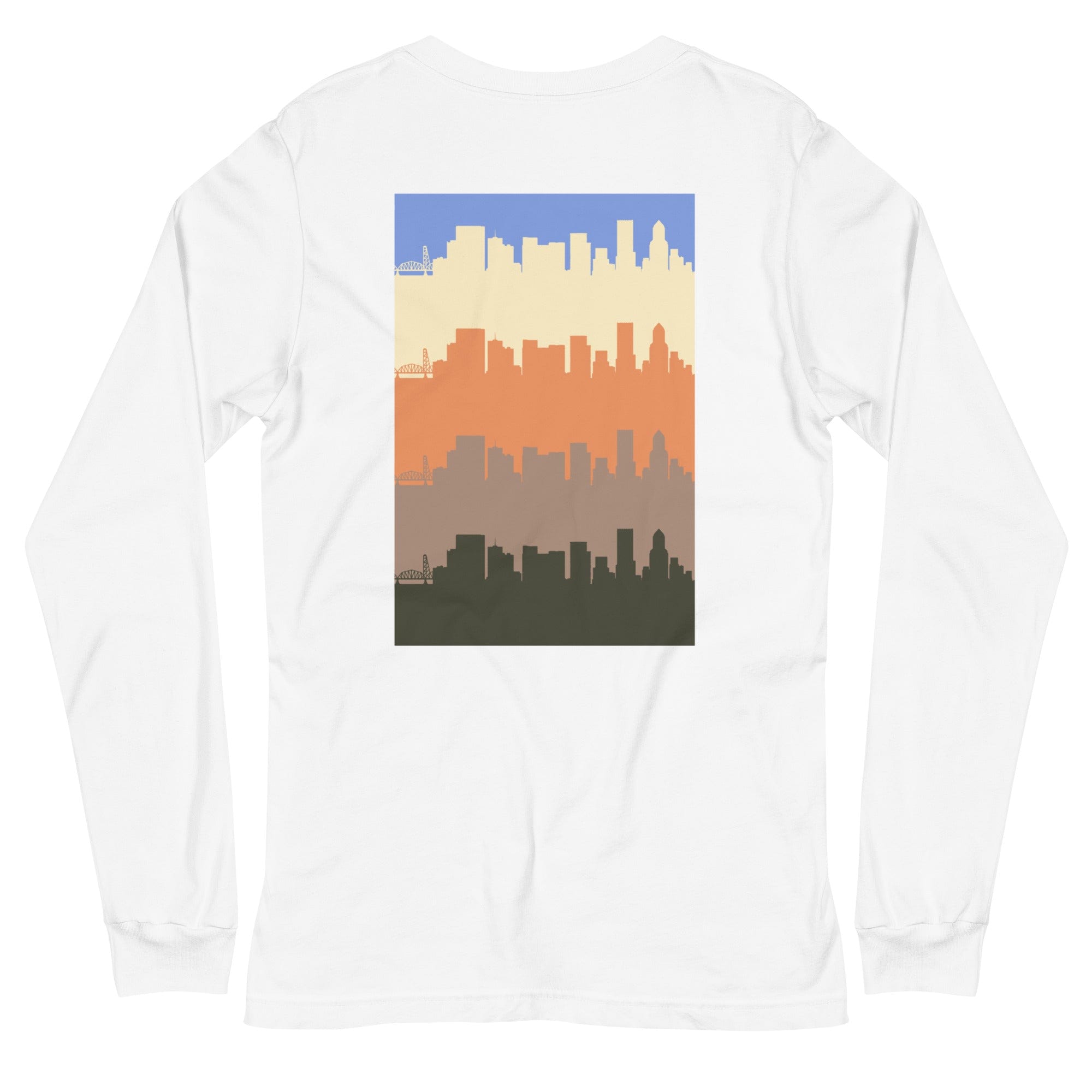 City Shirt Co Portland City Comfort Long Sleeve T-Shirt