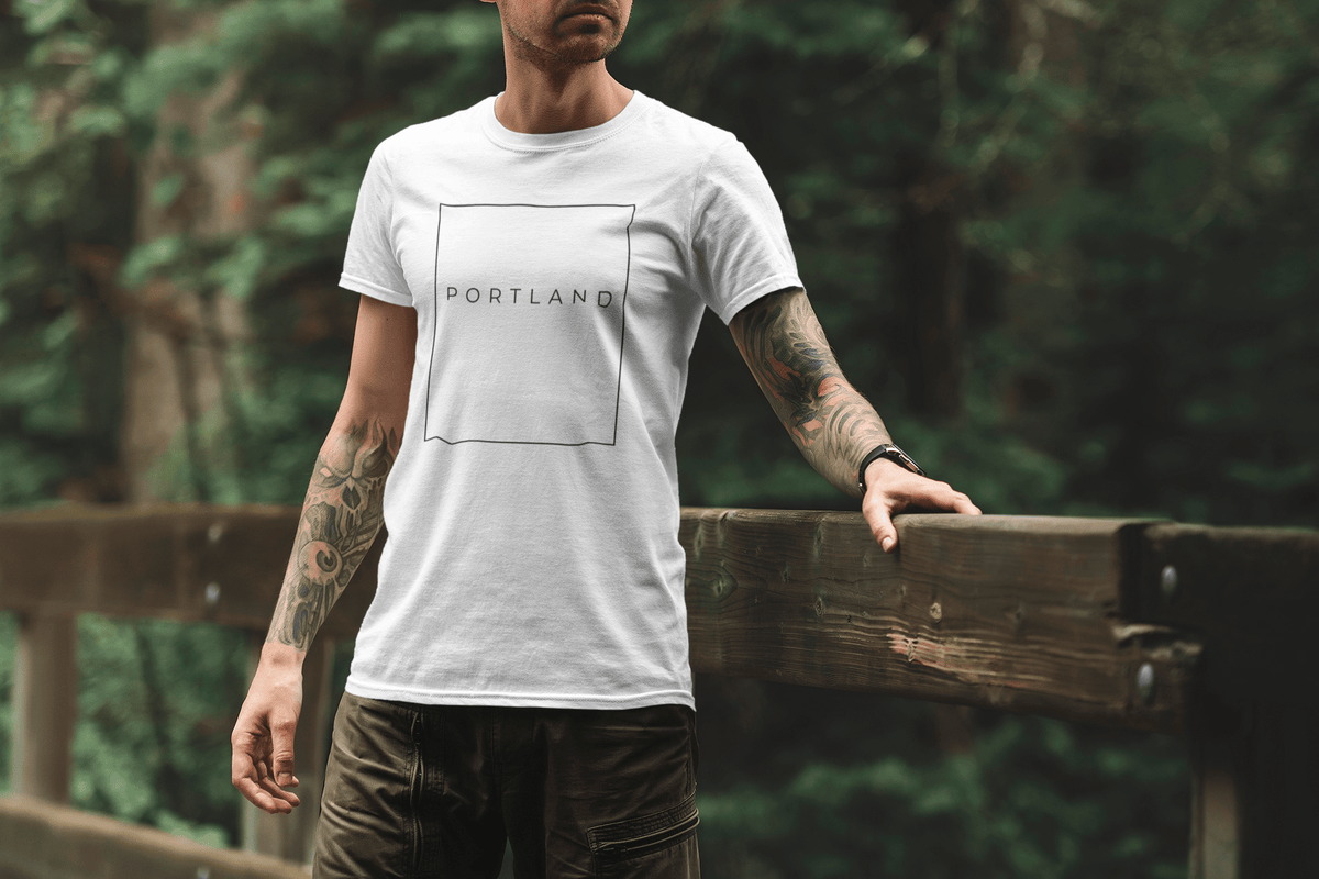 City Shirt Co Portland Essential T-Shirt Portland Essential T-Shirt | Quality Local Style | City Shirt Co
