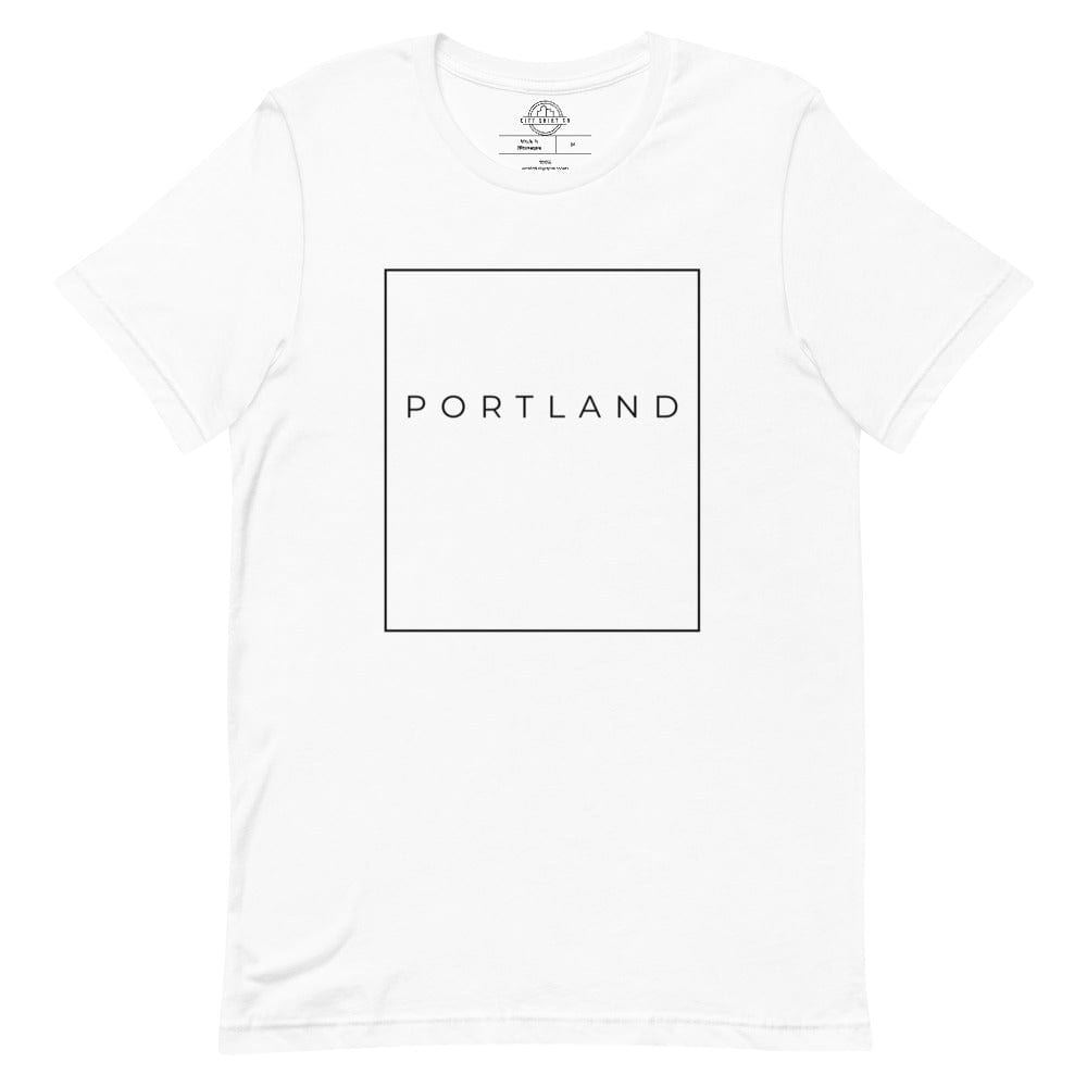 City Shirt Co Portland Essential T-Shirt White / S