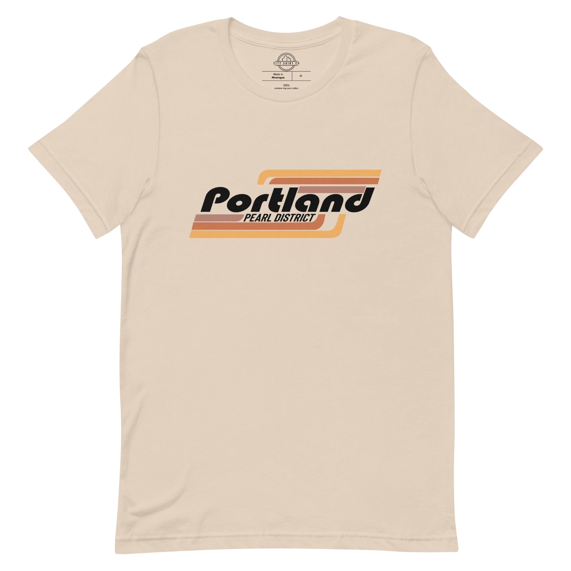 City Shirt Co Portland | Pearl District Neighborhood T Shirt Soft Cream / XS