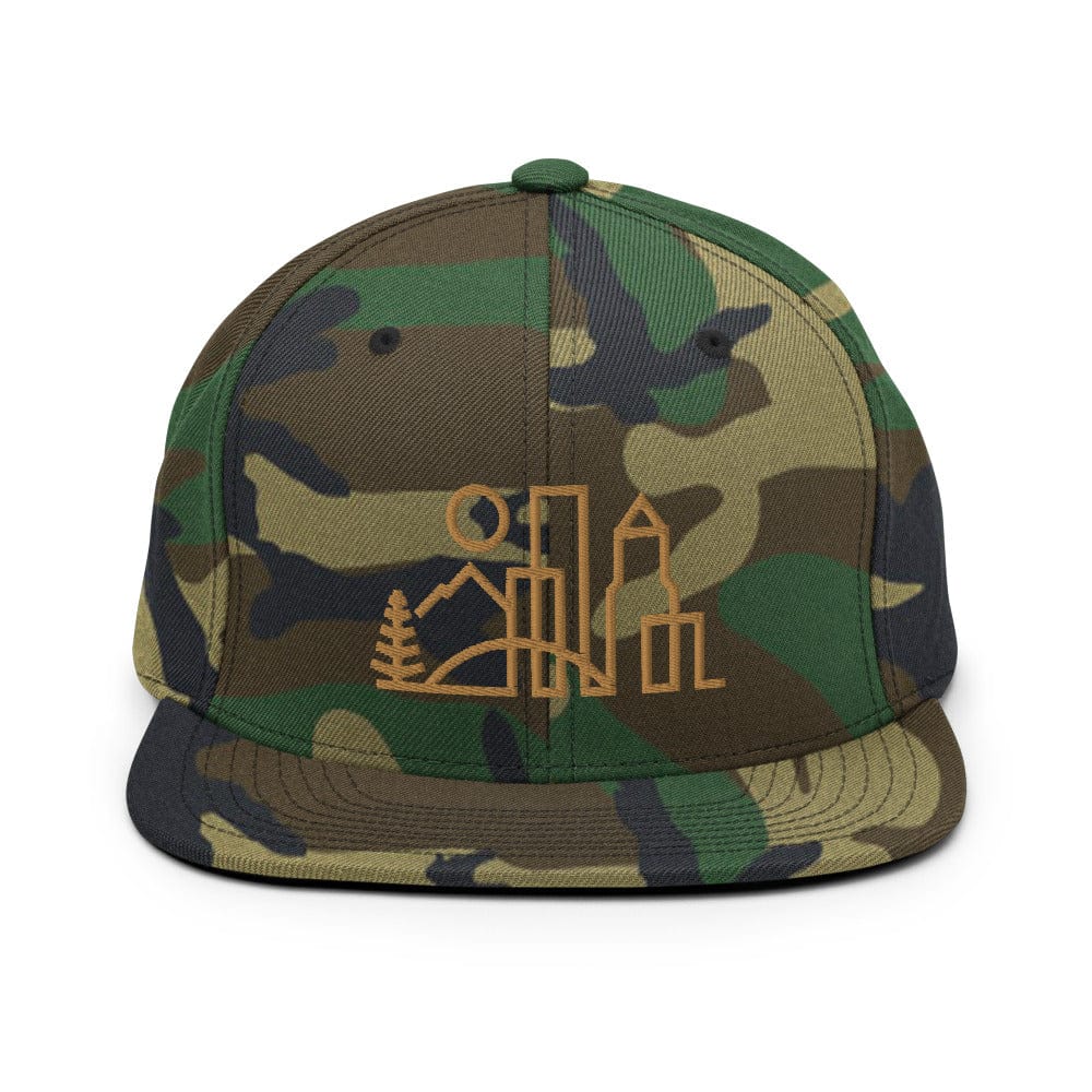 City Shirt Co Portland Urban Dweller Snap Back Hat