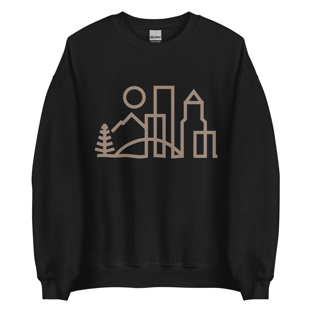 City Shirt Co Portland Urban Dweller Sweatshirt Black / S