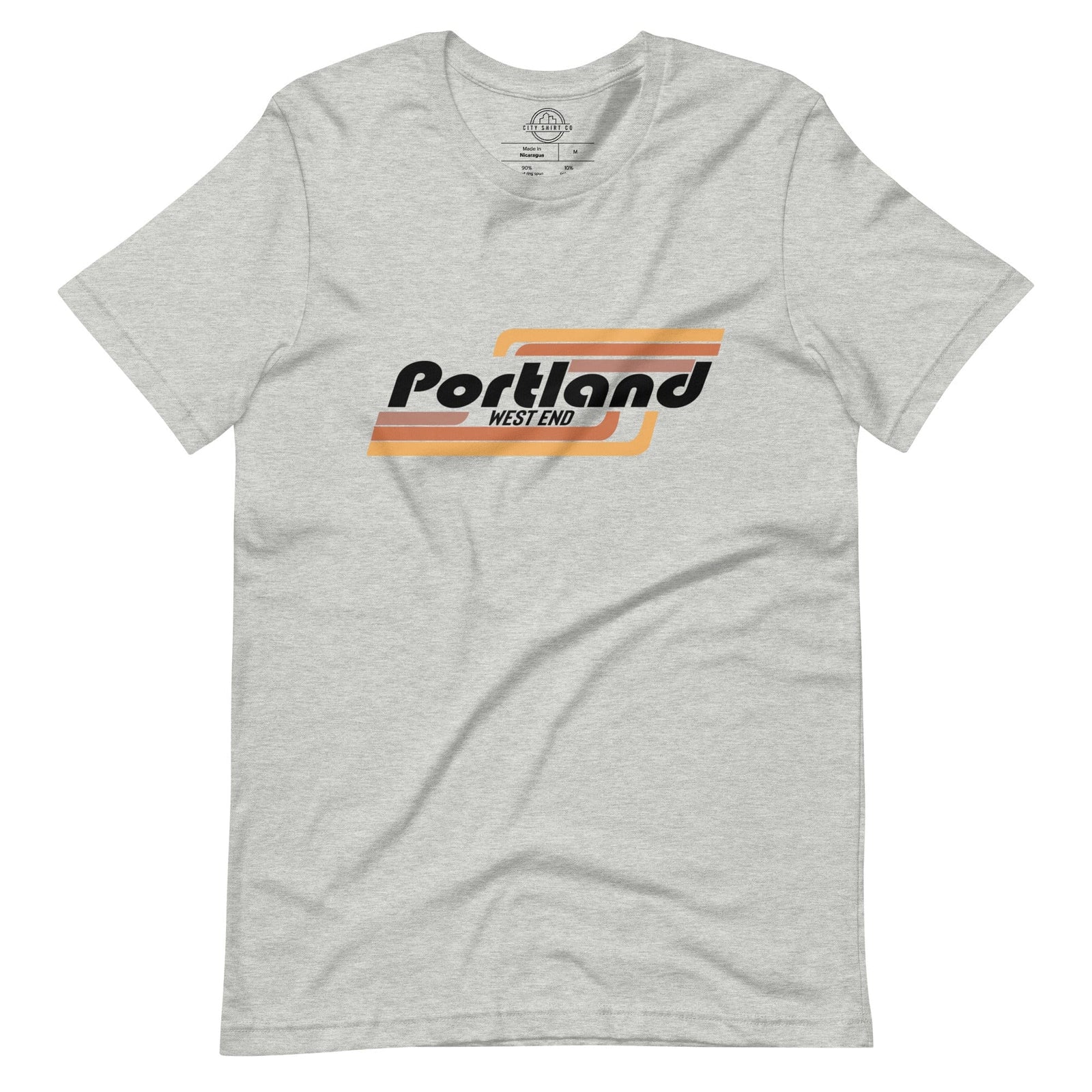 City Shirt Co Portland | West End Neighborhood T Shirt Athletic Heather / XS