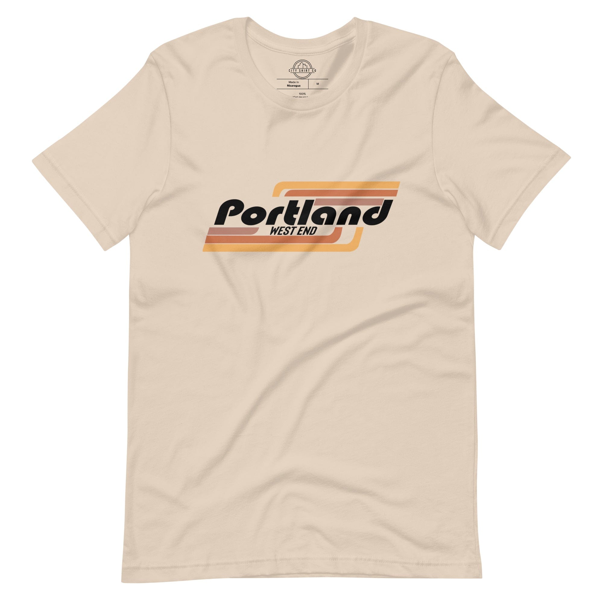 City Shirt Co Portland | West End Neighborhood T Shirt Soft Cream / XS