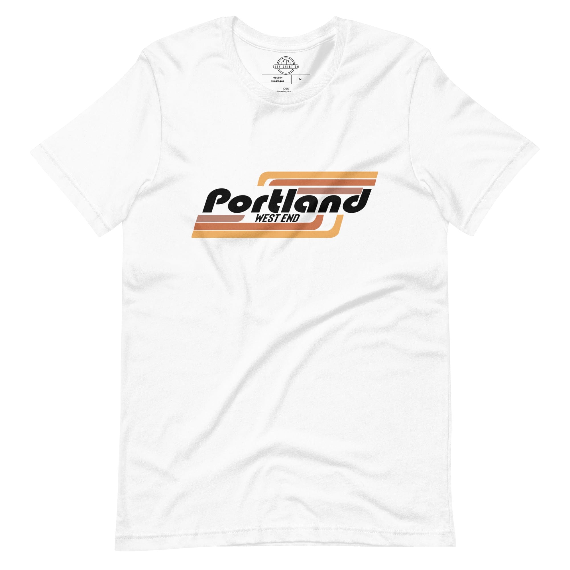 City Shirt Co Portland | West End Neighborhood T Shirt White / XS