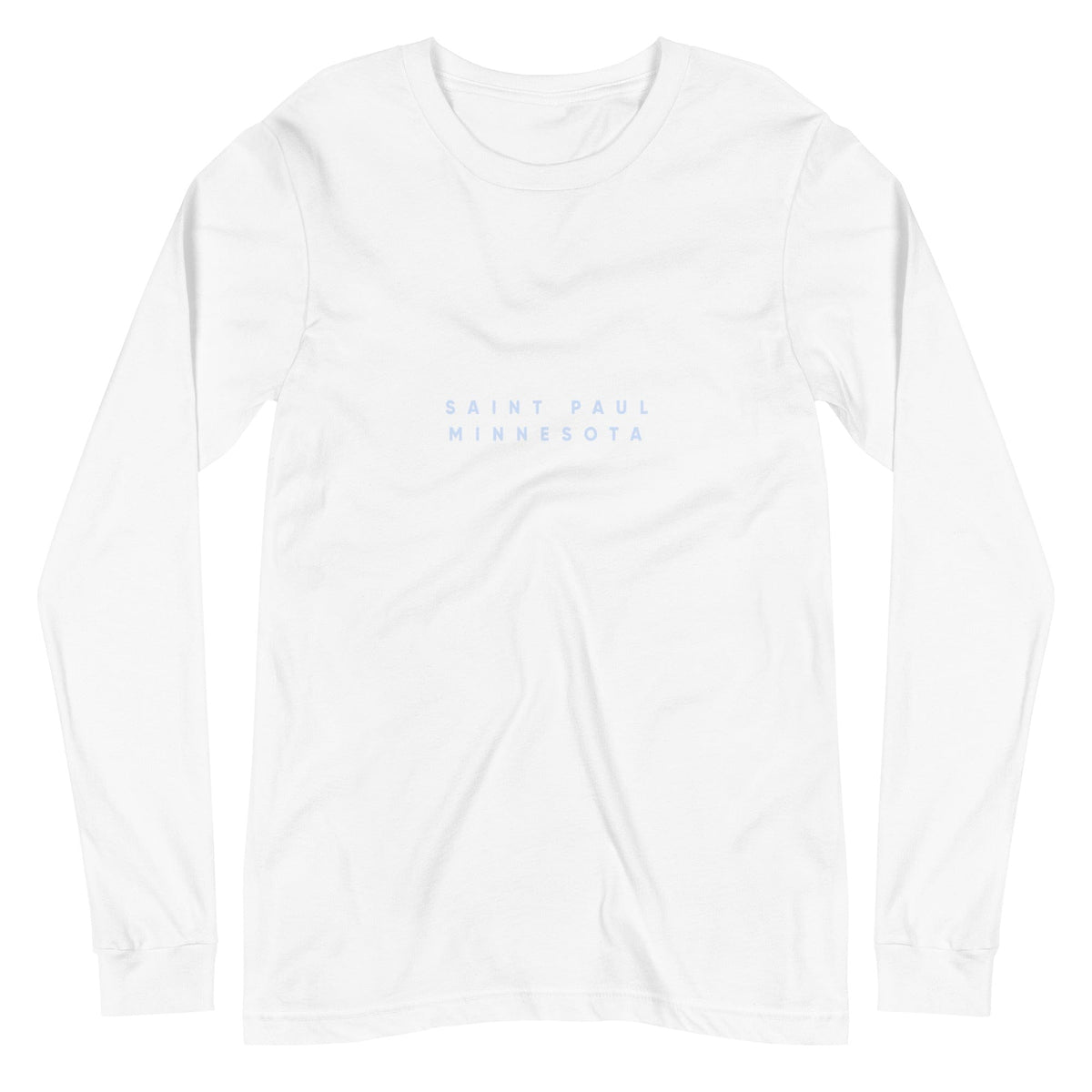 City Shirt Co Saint Paul City Comfort Long Sleeve T-Shirt White / XS