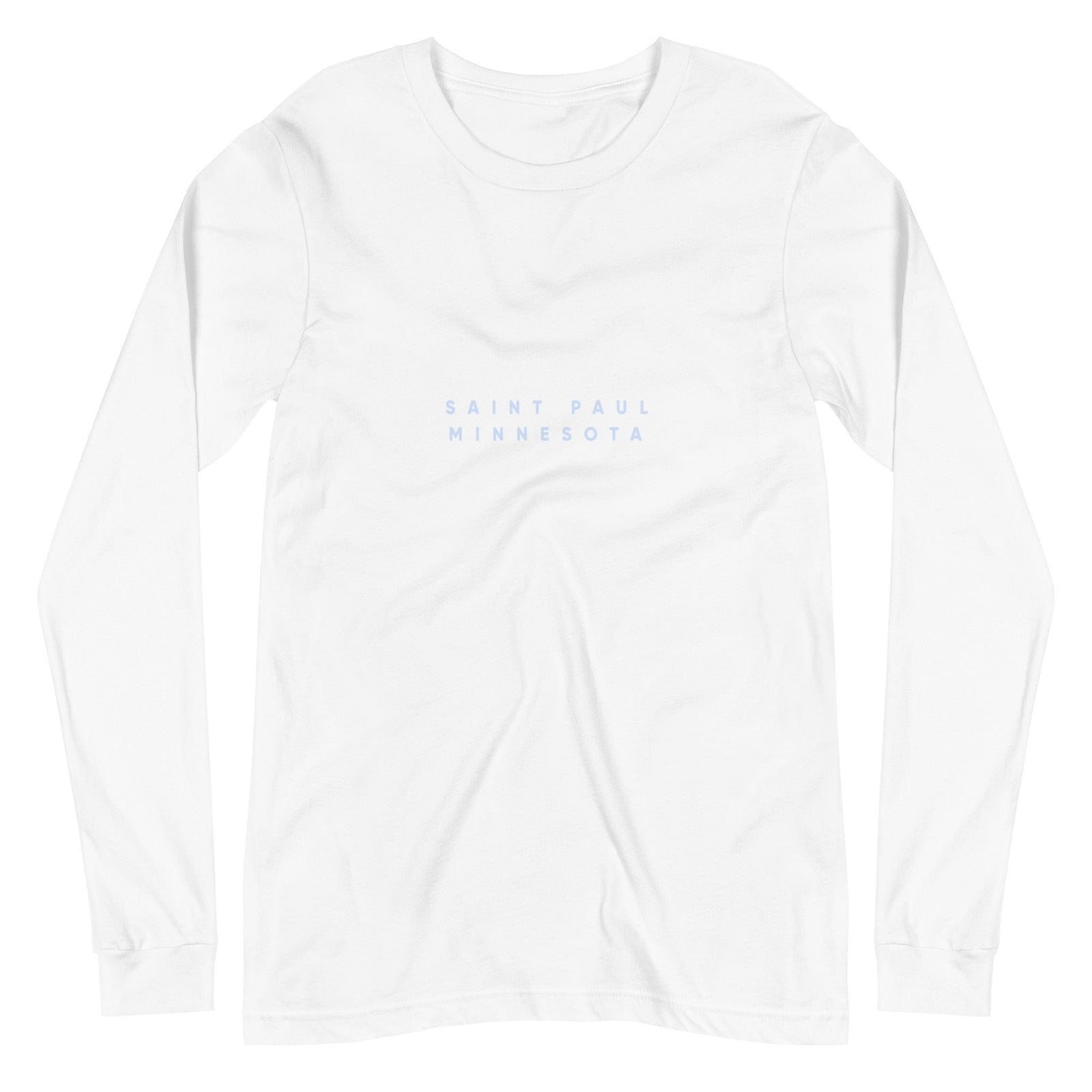 City Shirt Co Saint Paul City Comfort Long Sleeve T-Shirt White / XS
